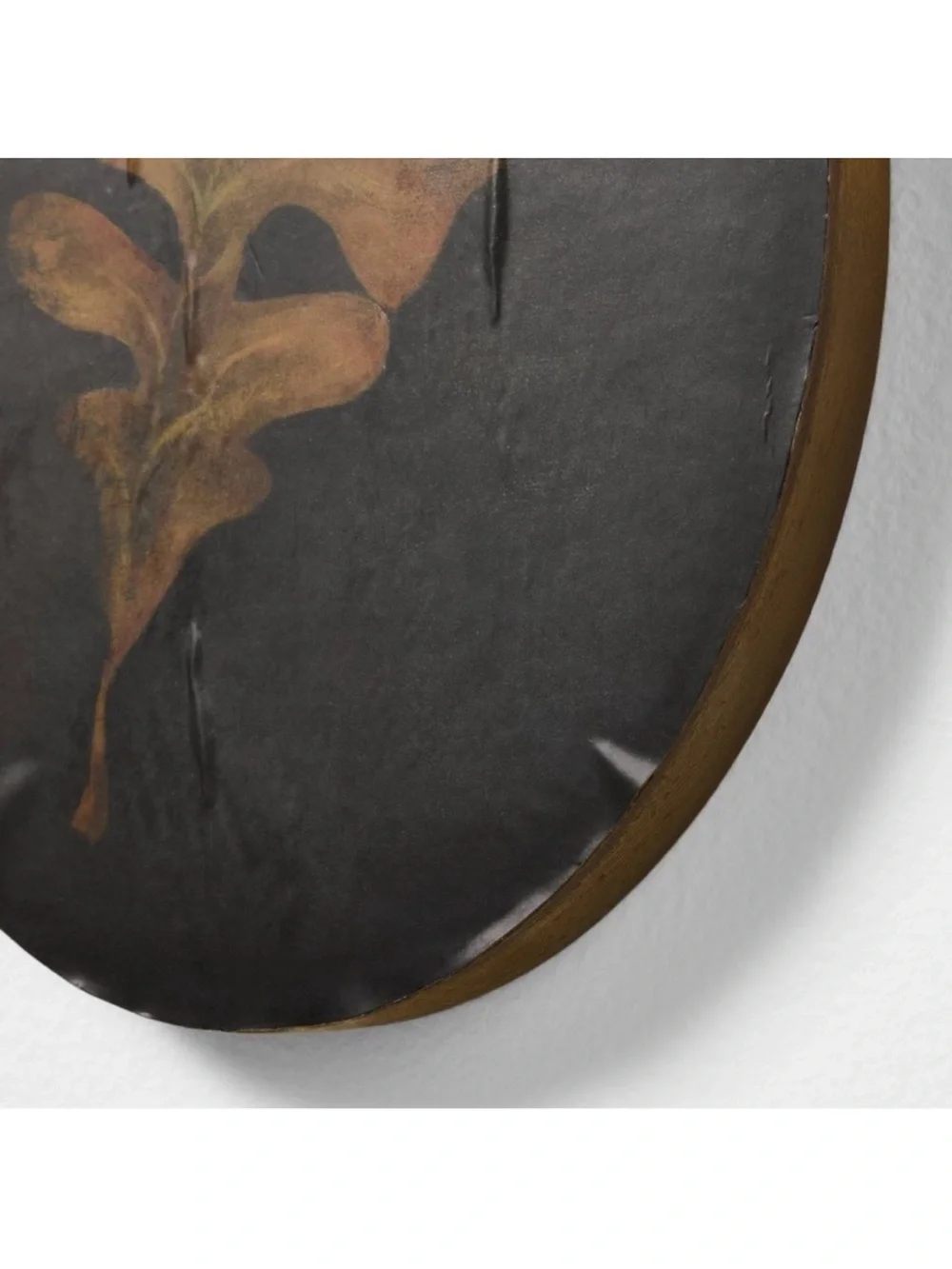 Studio McGee Moody Leaf Painted Board Wall Art